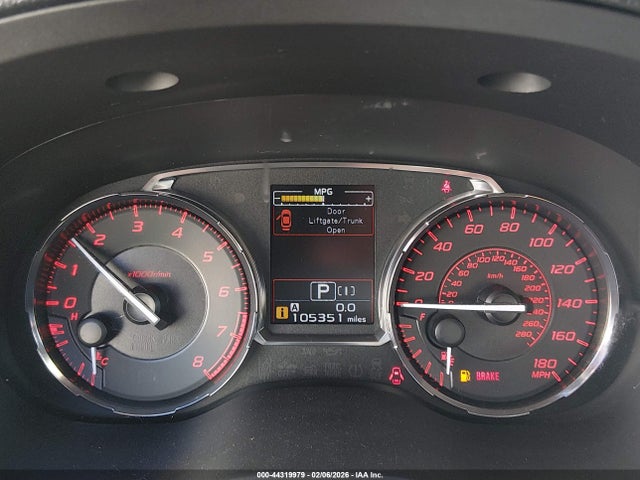 2017 Subaru Wrx Limited მანქანა იყიდება აუქციონზე, vin: JF1VA1J61H8834051, აუქციონის ნომერი: 44319979