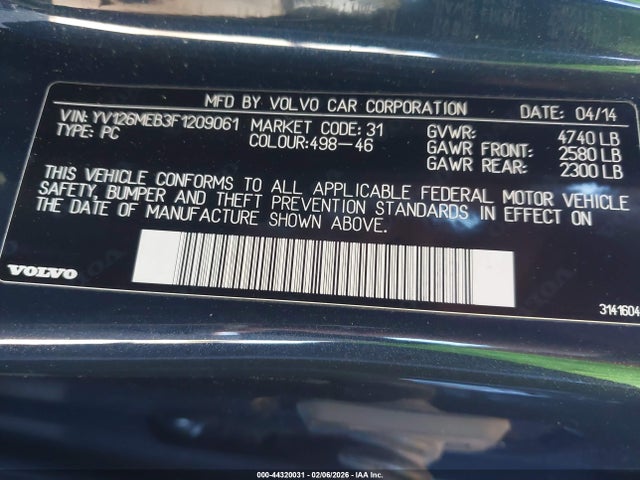 2015 VOLVO V60 YV126MEB3F1209061 Photo 8