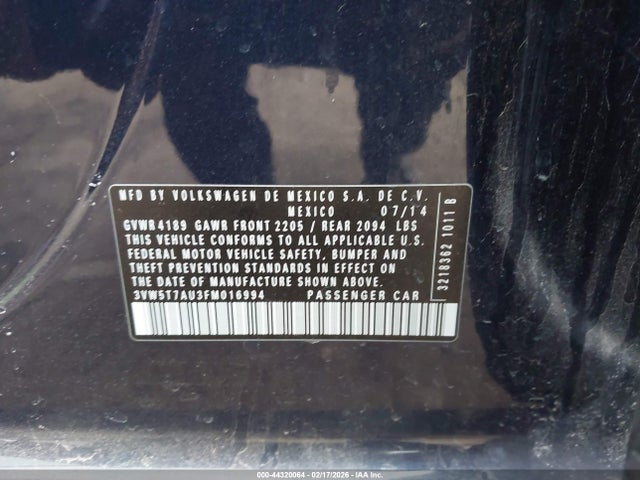 2015 VOLKSWAGEN GOLF GTI 3VW5T7AU3FM016994 Photo 8