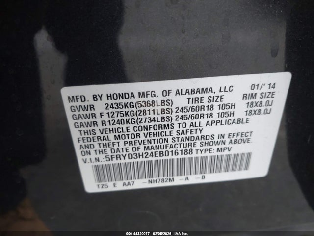 2014 ACURA MDX 5FRYD3H24EB016188 Photo 8