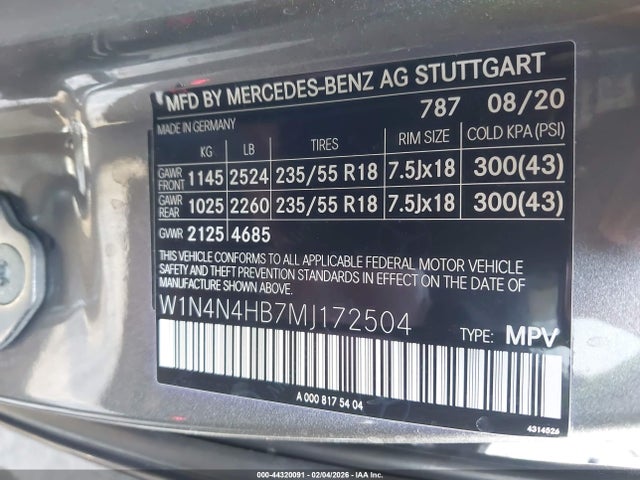 2021 MERCEDES-BENZ GLA 250 W1N4N4HB7MJ172504 Photo 8