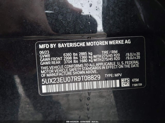 5UX23EU07R9T08829 BMW X5 Xdrive40i