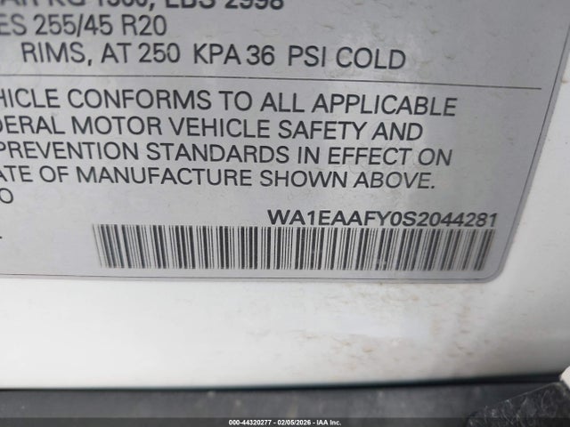 2025 AUDI Q5 WA1EAAFY0S2044281 Photo 8