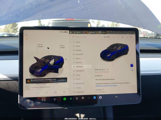 7SAYGDEF4NF510849 Tesla Model Y Performance Dual Motor All-wheel Drive