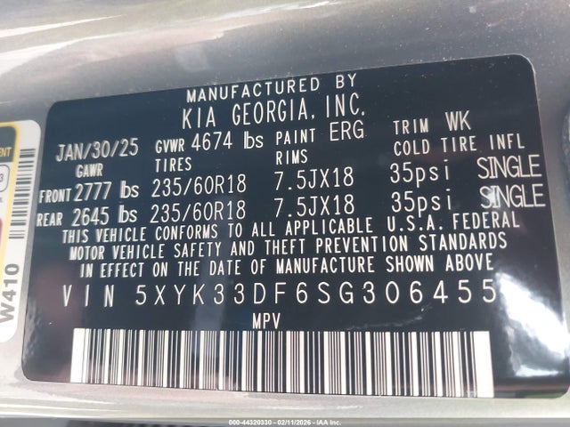 KIA Sportage Ex 2025 5XYK33DF6SG306455 Image 9