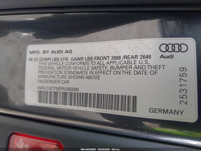 2023 AUDI S5 SPORTBACK WAUC4CF56PA066589 Photo 8