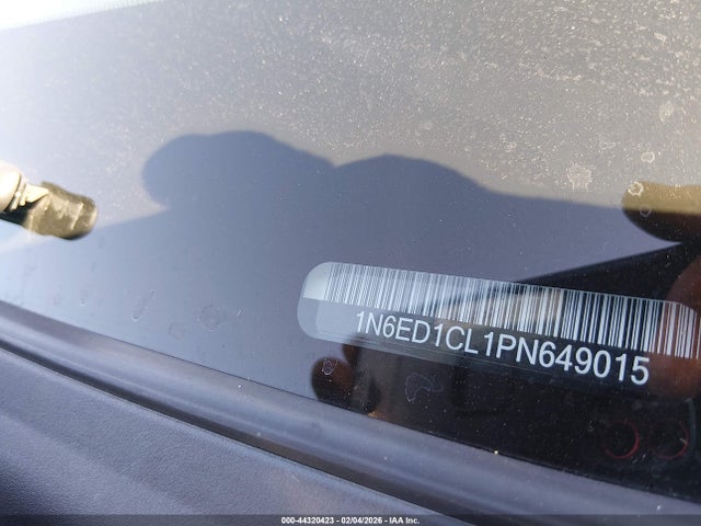 1N6ED1CL1PN649015 Nissan Frontier King Cab Sv 4x2
