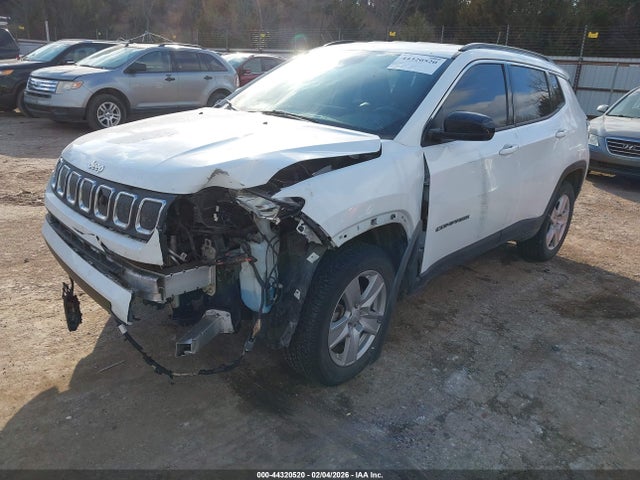 Продажа на аукционе авто 2022 Jeep Compass Latitude 4x4, vin: 3C4NJDBB2NT206553, номер лота: 44320520