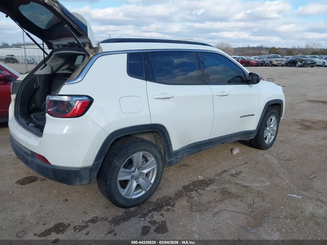 Продажа на аукционе авто 2022 Jeep Compass Latitude 4x4, vin: 3C4NJDBB2NT206553, номер лота: 44320520
