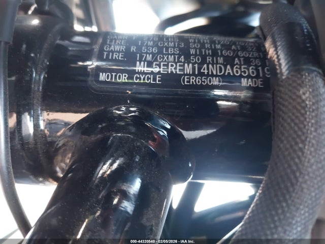 2022 KAWASAKI ER650 ML5EREM14NDA65619 Photo 9