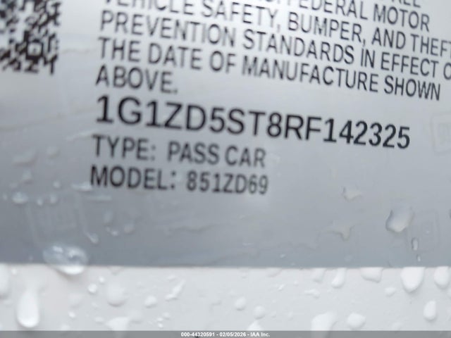 2024 CHEVROLET MALIBU 1G1ZD5ST8RF142325 Photo 8