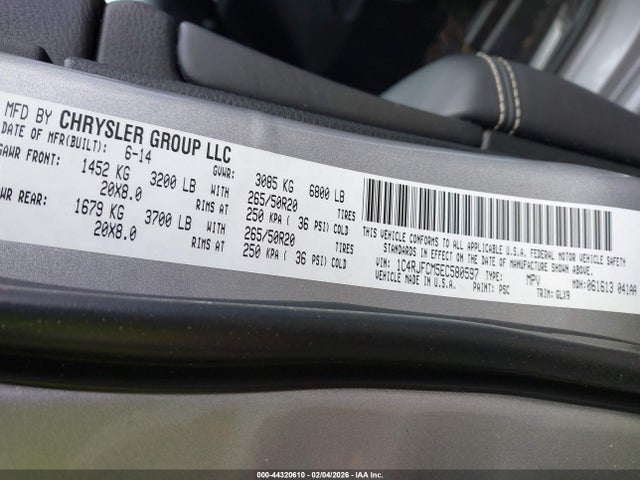 2014 JEEP GRAND CHEROKEE 1C4RJFCM5EC580597 Photo 8