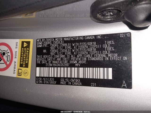 2010 LEXUS RX 350 2T2BK1BA3AC052997 Photo 8