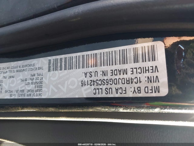 1C4RDJDG6SC542116 Dodge Durango Gt Awd