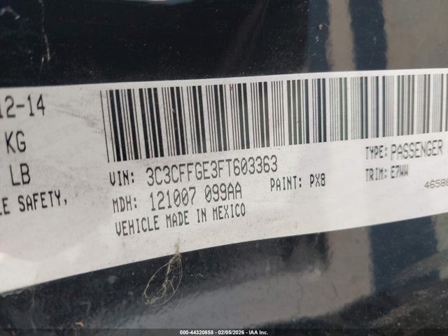 2015 FIAT 500E 3C3CFFGE3FT603363 Photo 8