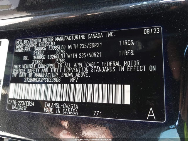 Продаж на аукціоні авто 2023 Lexus Rx 350 F Sport Handling, vin: 2T2BAMCA2PC033806, номер лоту: 44320992