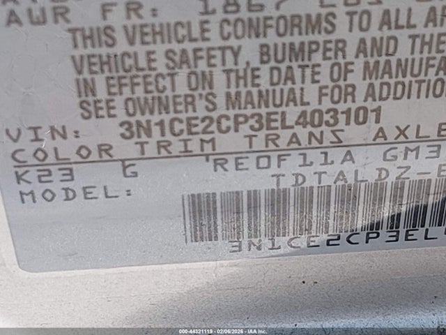 Nissan Versa Note Sv 2014 3N1CE2CP3EL403101 Image 9