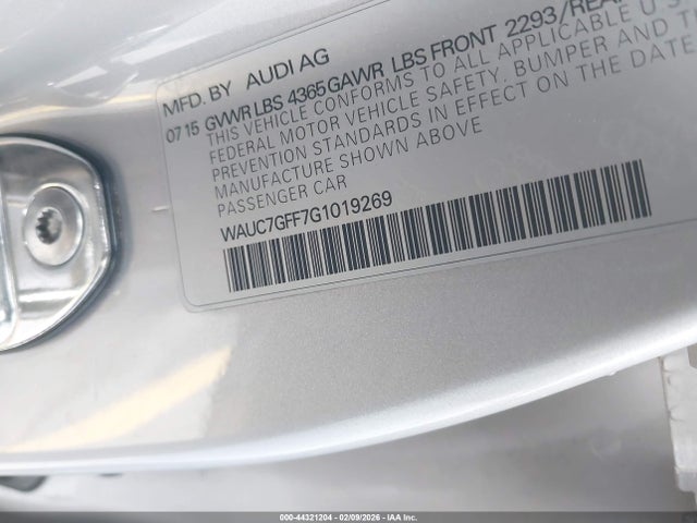 2016 AUDI A3 WAUC7GFF7G1019269 Photo 8