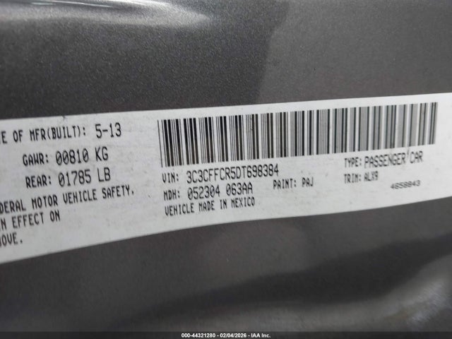 2013 FIAT 500 3C3CFFCR5DT698384 Photo 8