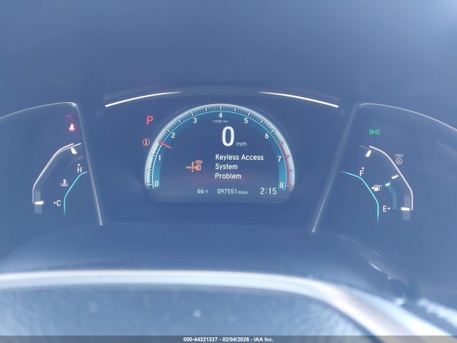 19XFC1F30GE218160 Honda Civic Ex-t