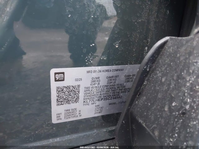 2025 CHEVROLET TRAX KL77LHEP3SC244542 Photo 8