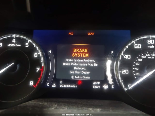 44321423 :رقم المزاد ، 5J8TC2H59LL001636 vin ، 2020 Acura Rdx Technology Package مزاد بيع