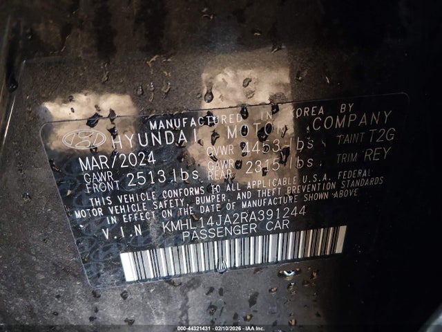 2024 HYUNDAI SONATA KMHL14JA2RA391244 Photo 8