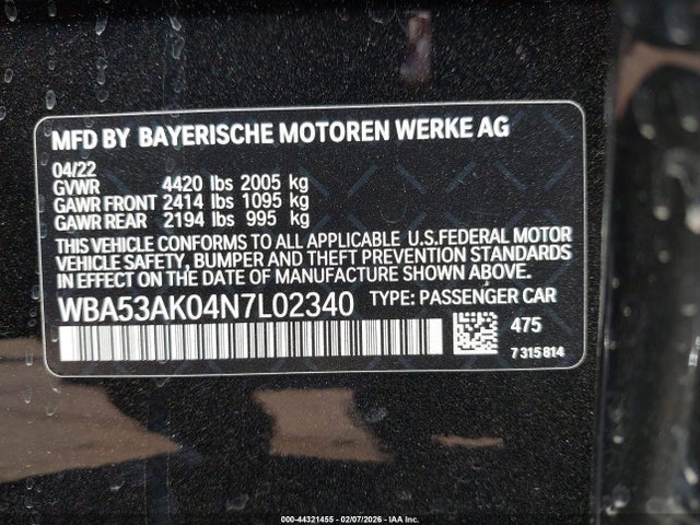 2022 BMW 228 GRAN COUPE WBA53AK04N7L02340 Photo 8