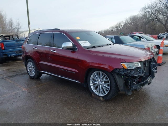 Продаж на аукціоні авто 2017 Jeep Grand Cherokee Summit 4x4, vin: 1C4RJFJT5HC901746, номер лоту: 44321471