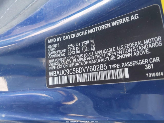 2013 BMW 135I WBAUC9C58DVY60285 Photo 8