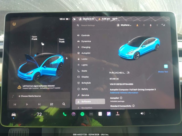 2023 TESLA MODEL 3 5YJ3E1EA1PF644950 Photo 6