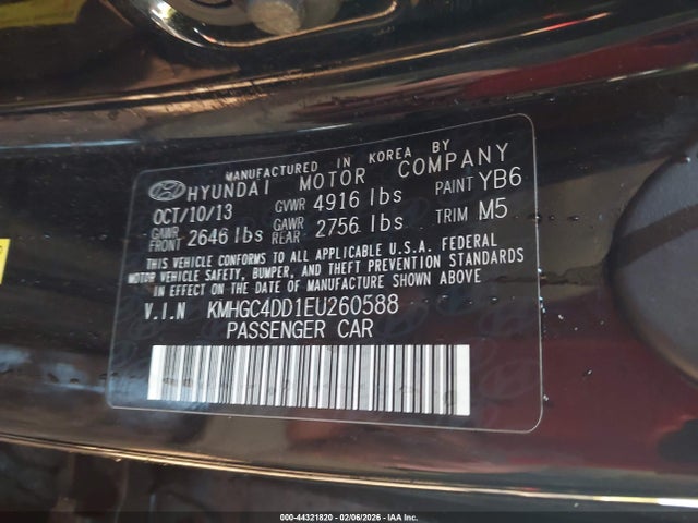 Hyundai Genesis 3.8 2014 KMHGC4DD1EU260588 Image 9