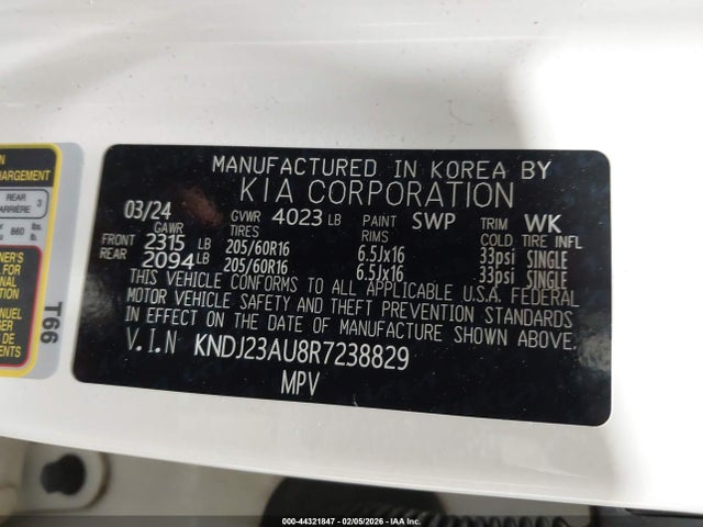 KNDJ23AU8R7238829 KIA SOUL LX