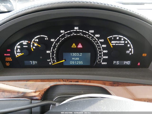 44321996 :رقم المزاد ، WDBNG79J56A472413 vin ، 2006 Mercedes-benz S 65 Amg مزاد بيع