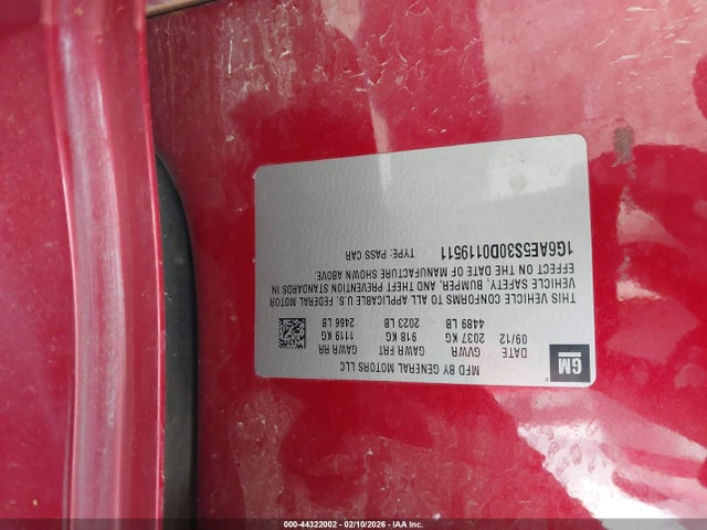 2013 CADILLAC ATS 1G6AE5S30D0119511 Photo 8