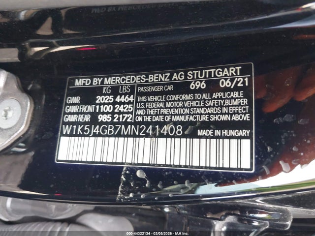 2021 MERCEDES-BENZ CLA 250 W1K5J4GB7MN241408 Photo 8