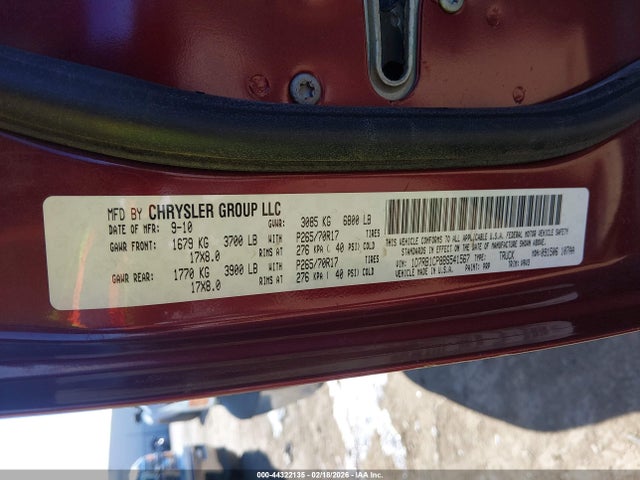 2011 RAM RAM 1500 1D7RB1CP8BS541567 Photo 8