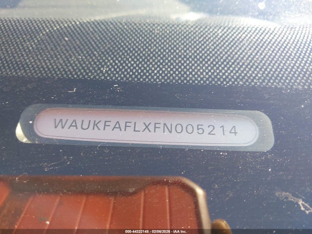 WAUKFAFLXFN005214 Audi A4 2.0t Premium