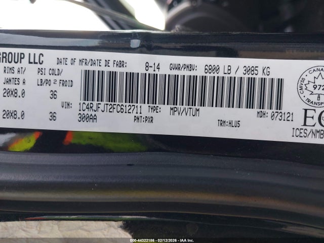 Jeep Grand Cherokee Summit 2015 1C4RJFJT2FC612711 Image 9