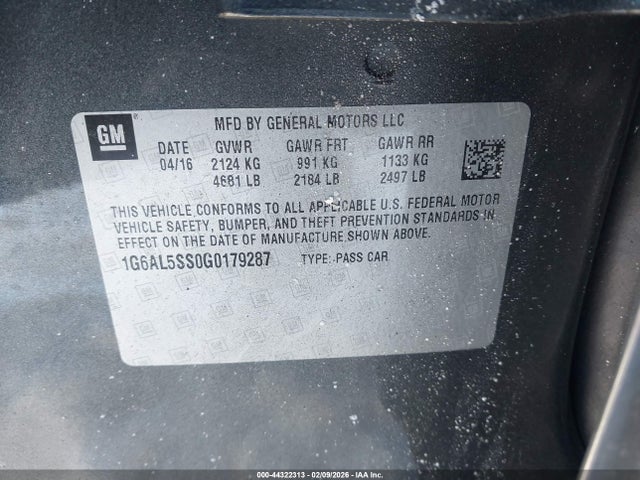 2016 CADILLAC ATS 1G6AL5SS0G0179287 Photo 8