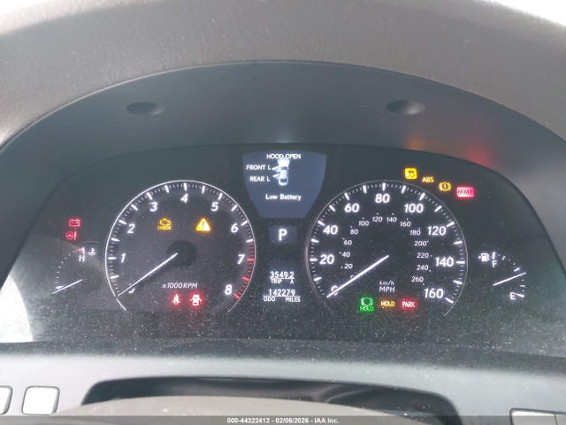44322412 :رقم المزاد ، JTHGL46F375003737 vin ، 2007 Lexus Ls 460 L مزاد بيع