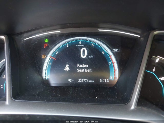 Honda Civic Ex-t 2017 19XFC1F38HE023523 Image 7