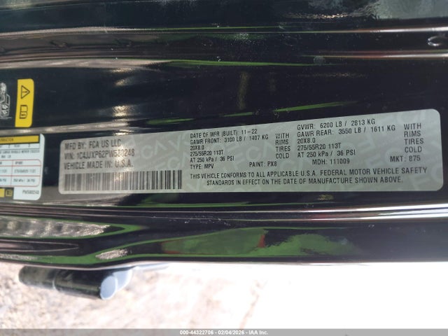 Aukcja sprzedaży 2023 Jeep Wrangler 4xe Sahara 4x4, vin: 1C4JJXP62PW580248, numer aukcji: 44322706