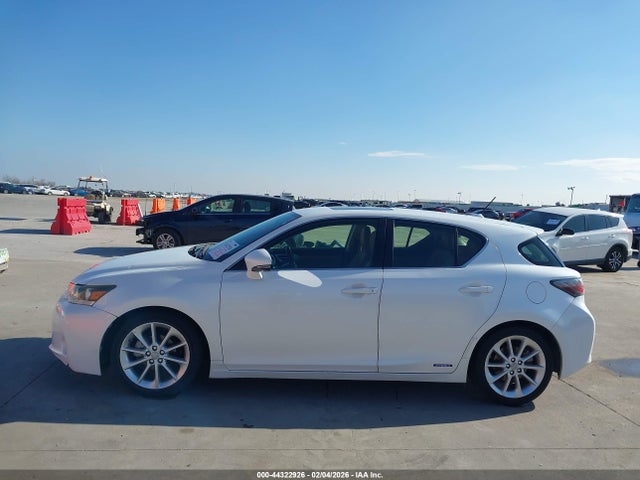 44322926 :رقم المزاد ، JTHKD5BH2C2061077 vin ، 2012 Lexus Ct 200h Premium مزاد بيع