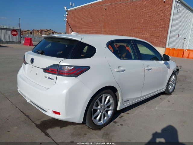 44322926 :رقم المزاد ، JTHKD5BH2C2061077 vin ، 2012 Lexus Ct 200h Premium مزاد بيع