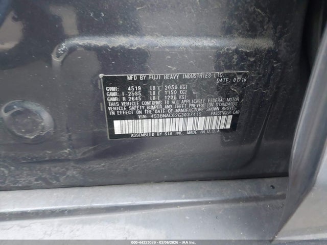 Продаж на аукціоні авто 2016 Subaru Legacy 2.5i Premium, vin: 4S3BNAC62G3037415, номер лоту: 44323029