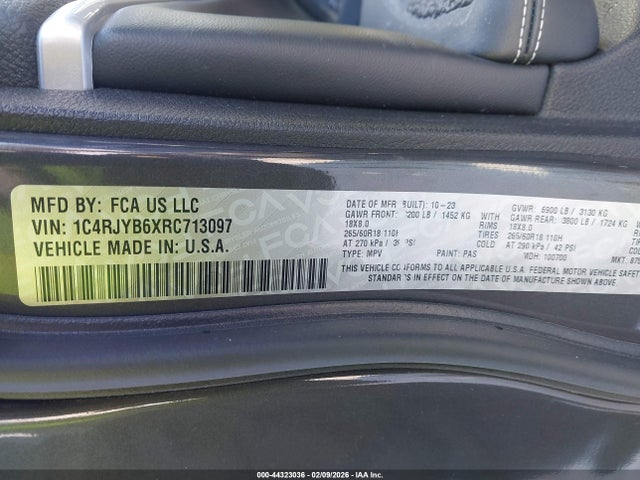 2024 JEEP GRAND CHEROKEE 4XE 1C4RJYB6XRC713097 Photo 8