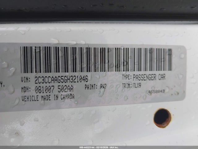 Продажа на аукционе авто 2016 Chrysler 300 Limited, vin: 2C3CCAAG5GH321046, номер лота: 44323144