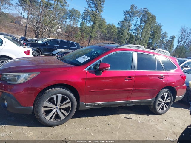 2018 Subaru Outback 2.5i Limited მანქანა იყიდება აუქციონზე, vin: 4S4BSANCXJ3364319, აუქციონის ნომერი: 44323241