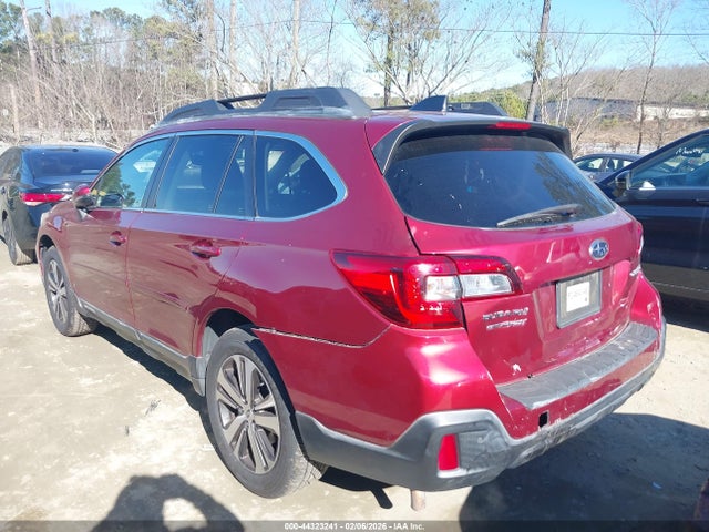 2018 Subaru Outback 2.5i Limited მანქანა იყიდება აუქციონზე, vin: 4S4BSANCXJ3364319, აუქციონის ნომერი: 44323241